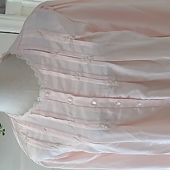 Nicole medium pink grandma 👵 granny chic nightgown - Picture 2 of 6